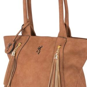 Browning Tote Bag with locking pocket for Concealed Carry